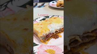 Lasagne…Garfield’s favorite food😋 Highly recommended😉😊 highlights [upl. by Gomez]