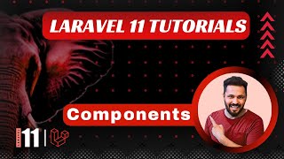 Laravel 11 tutorial 13 Components [upl. by Parthinia]