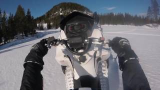 2011 SkiDoo Freeride 800ETEC  Wheelie time [upl. by Dwinnell138]