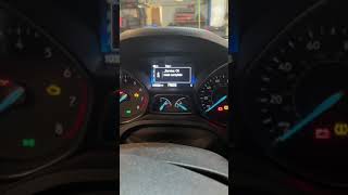 20142019 Ford Escape oil life reset [upl. by Nomae]