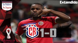 Costa Rica vs Nueva Zelanda 🇨🇷⚽️ Repechaje Mundialista Qatar 2022 Extendido [upl. by Eiderf]