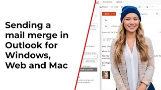 How to send a mail merge with Outlook 365 on Windows Web and Mac with a free plugin [upl. by Anotal]