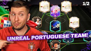 I BUILT AN UNREAL PORTUGUESE SQUAD FOR WEEKEND LEAGUE FIFA 21 ULTIMATE TEAM [upl. by Kerek368]