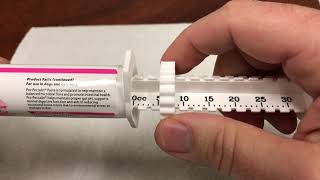 How to Use the ProPectalin Dial A Dose Syringe [upl. by Elocel390]