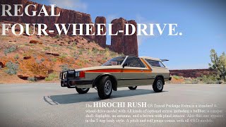 BeamNGdrive mod Freeroam Utah USA  1982 Hirochi RUSH GS Travel Package Extra [upl. by Debbie]