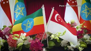 PM hosted Ethiopian Prime Minister Dr Abiy Ahmed’s official visit to Singapore [upl. by Dougal]