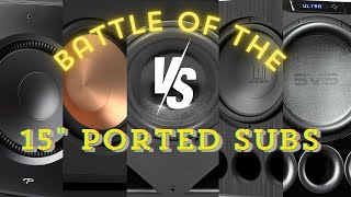 Battle of the 15quot Ported Subwoofers  SVS Monolith Paradigm HSU Klipsch [upl. by Eirallam]