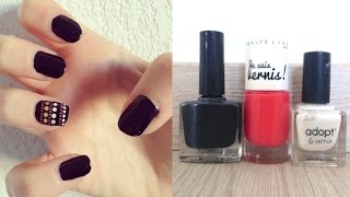 ♡ Tuto Nail Art  Ongles Aztèque Hiver Débutant Facile ♡ Céline [upl. by Tracey11]