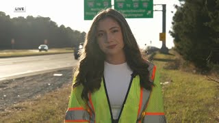 Henrico Police Officer injured working funeral procession on I295 [upl. by Ididn799]