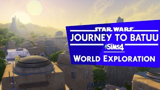 The Sims 4 Star Wars Pack Exploring the World of Batuu [upl. by Janene3]