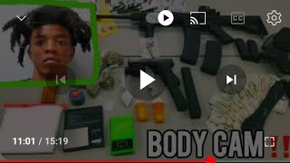 Body Cam Police Finds Big Guns And Drugs Inside Florida Rapper Yungeen Ace Car Part 2 [upl. by Birdt]