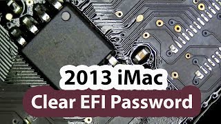 2013 iMac Remove and Unlock EFI Bios password using TL866II EEPROM Programmer [upl. by Danella]