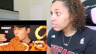 ASMRmukbangers acting like theyve never eaten in their lives Reaction [upl. by Arabella]