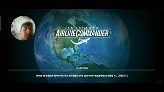 Airline Commander FLIGHT SIMULATOR gameplay Takeoff with my face reveal [upl. by Haim694]