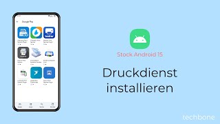 Druckdienst installieren Android 15 [upl. by Sueaddaht]