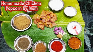 Popcorn Chicken Recipe By Mom in Tamil  Easy Snacks Recipe  Todays Recipe [upl. by Ralat]