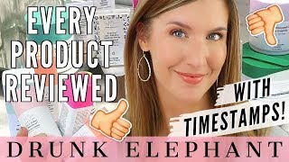 Drunk Elephant Skin Care  FULL BRAND Review  Hits Misses amp Must Haves [upl. by Oirtemed266]