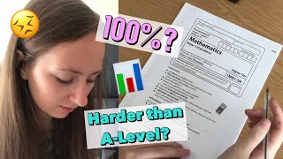 ALevel Maths Student Takes New GCSE Maths Exam Too Hard Did I Fail 📚 [upl. by Neyut]