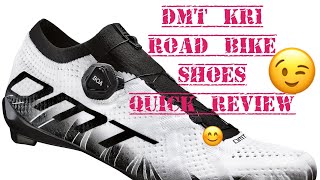 DMT KR1 ROAD BIKE SHOES  QUICK REVIEW  KA MAMAW VLOG [upl. by Ajaj]