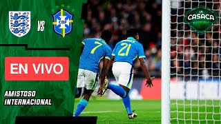 🚨 INGLATERRA vs BRASIL EN VIVO 🔥🏆 AMISTOSO INTERNACIONAL ⚽ [upl. by Llerehs]