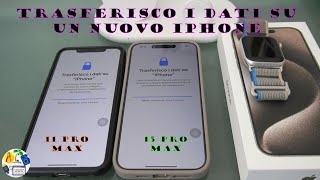 TRASFERIRE I DATI da un vecchio Iphone ad un nuovo Iphone [upl. by Lani]