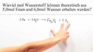 Stöchiometrisches Rechnen III Lösungsweg einer Reaktionsgleichung  Chemie [upl. by Ziza]