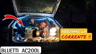 ABBIAMO LA CORRENTE nuova BLUETTI AC200L FACCIAMO UN TEST 🔋🔌 [upl. by O'Kelly]