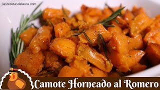 Camote al Horno con Romero para Thanksgiving 🦃 Comidas Saludables [upl. by Ahtenak436]