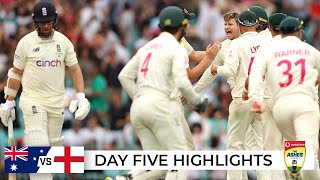 By their fingertips England hang on in nailbiter  Mens Ashes 202122 [upl. by Adia]