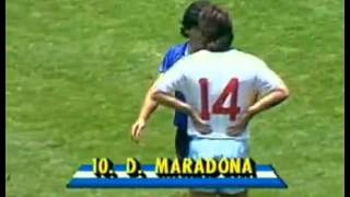 Maradona vs England in World Cup 1986 every touch [upl. by Papageno985]