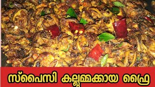 spicy kallummakkaya fry very easy amp tasty recipieKallummakkaya Paachaka vachakam [upl. by Amieva]