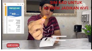 SIM KAD YANG SESUAI UNTUK MODEM WIFI CARA PILIH SIM KAD UNTUK MODEM WIFI [upl. by Hubert]