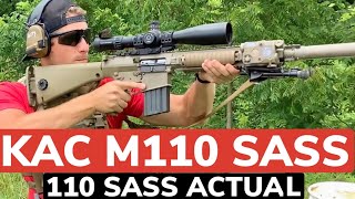 KAC M110 SASS  BEST SNIPER RIFLE EVER [upl. by Tayyebeb]