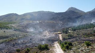 Fire near Grabouw Snuffed by proper teamwork [upl. by Cavit]