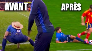 Lentrée dINOXTAG et sa faute 30 secondes après 🤣 Match retour 🇫🇷🇪🇸 [upl. by Millham]