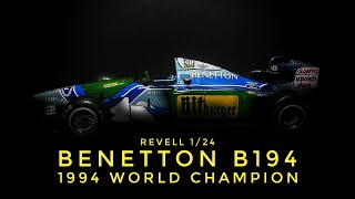 Revell 124 Benetton B194 1994 World Champion [upl. by Araem435]