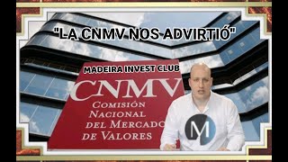 quotla CNMV nos advirtioquot Madeira Invest Club cryptospain [upl. by Kallick398]