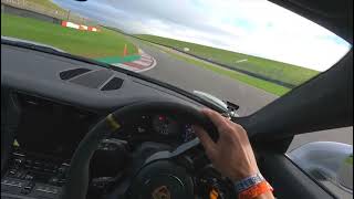 Donington Park GP Lap Record  Porsche 911 GT3RS with Suspension Secrets Circuit Handling Pack [upl. by Inan812]