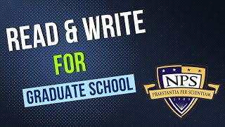 Read and Write at a Graduate School Level  Naval Postgraduate School [upl. by Stich823]