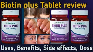 biotin plus tablet  biotin plus tablets review biotin plus tablet price tipsbeauty [upl. by Bunow]