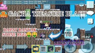 Profit Banyak Sekali 🤑🤑 Gacha Treasure Blast growtopia profit [upl. by Namwen]