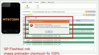 image preloader checksun failed fix 100 mtk 32bit and 64bit [upl. by Cinom32]