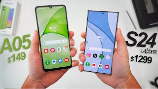 Samsungs Cheapest vs Most Expensive Smartphone Compared [upl. by Eileek]