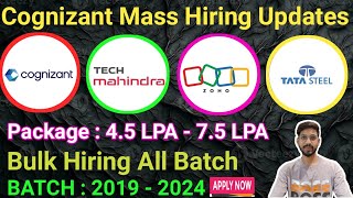 🔥Cognizant Mass Hiring Announced GENC GENC NEXT GENC PRO  Cognizant Hiring 2025🔥 [upl. by Milissent]