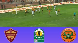 🔴 EN DIRECT Stellenbosch vs RSB Berkane Coupe de la Confédération CAF  2024 Match en direct [upl. by Eirolam134]