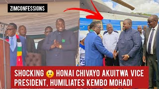 Shocking 😲 Honai Chivayo Akuitwa Vice President Humiliates Kembo Mohadi [upl. by Soilisav643]