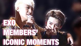 EXO MEMBERSS MOST ICONIC MOMENTS Part 1 [upl. by Stutzman]