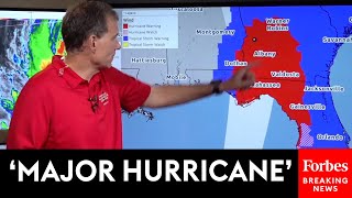 BREAKING NEWS National Hurricane Center Warns Of Increasingly Dire Info On Hurricane Helene [upl. by Rosario]