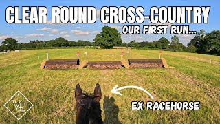 TAKING MY EX RACEHORSE ROUND HIS FIRST CROSS COUNTRY COURSE  Solihull 70cm XC  GoPro Footage [upl. by Pearle]