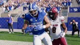 South Carolina vs Kentucky  NCAA Football 9724 Full Game Highlights College Football 25 Sim [upl. by Hanej733]